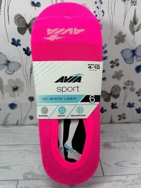 Avia Sport No Show Liner_ 6 PK